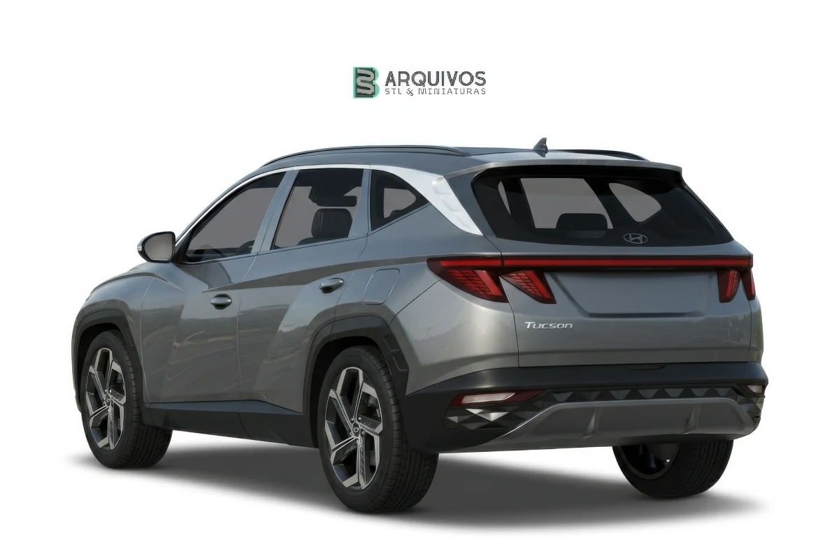 Modelo 3D STL - Hyundai Tucson 2021 — foto 7